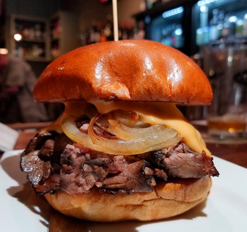 Arena’s kicked off the 2022 season by adding another location to its sandwich/nacho/taco empire, on southbound Route 1 just north of Route 24. The new Arena’s beef & cheddar sandwich recalls the menu of the former tenant, Pickled Pig Pub, with the same upbeat, friendly vibe. If you’re lucky, former P3 barkeep Tattoo will be running the bar. BOB YESBEK PHOTO